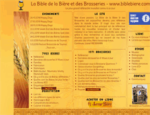 Tablet Screenshot of biblebiere.com